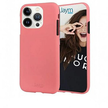 Jaym Coque pour Apple iPhone 14 Premium Soft Feeling Rose