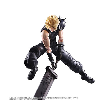 Final Fantasy VII Remake Play Arts Kai - Figurine Cloud Strife Ver. 2 27 cm pas cher