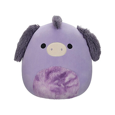 Squishmallows - Peluche Purple Donkey with Tie-Dye Belly Deacon 30 cm