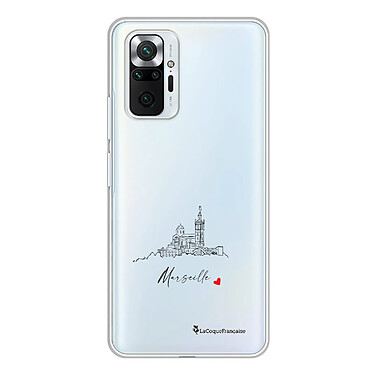 LaCoqueFrançaise Coque Xiaomi Redmi Note 10 Pro 360 intégrale transparente Motif Marseille Notre Dame Tendance