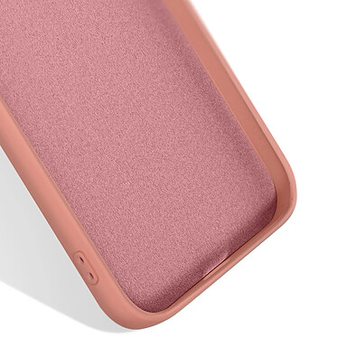 Avizar Coque iPhone 13 Mini Silicone Semi-Rigide avec Finition Soft Touch rose pas cher