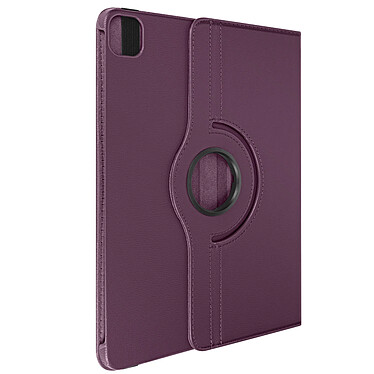 Avizar Étui Clapet pour iPad Air 13 2024 Folio Rotatif 360 Support Stand Violet