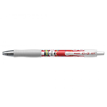 PILOT Roller encre gel G-2 Rouge MIKA EDITION LIMITEE x 12