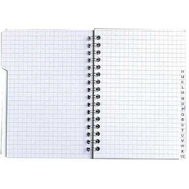 Avis OXFORD Carnet Répertoire 90g spirale 17 x 22 cm 5x5 100 pages Coloris Aléatoire