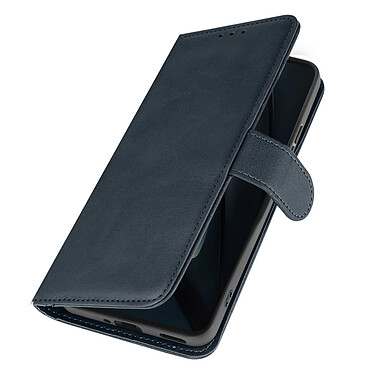 Avizar Étui pour Xiaomi Poco F6 Pro Clapet Portefeuille Support Style Vintage Bleu Nuit