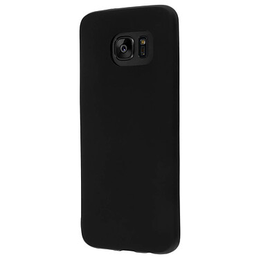 Avis Avizar Coque Silicone TPU Gel Souple Samsung Galaxy S7 Edge - Noir Mat