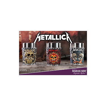 Acheter Metallica - Pack 3 verres à shot Pushead Art