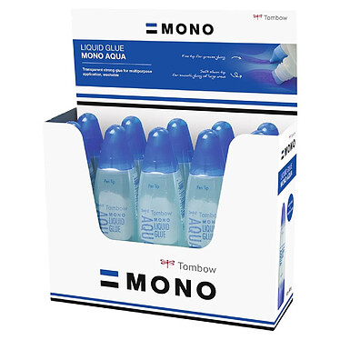 TOMBOW Set de 10 MONO AQUA colle liquide 50 ml