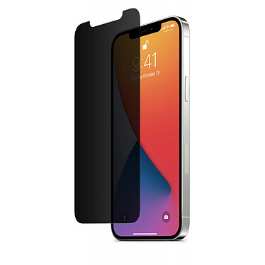 Eiger Protection d'Écran pour iPhone 15/15 Pro Privacy en Verre Trempé Premium 2.5D Noir transparent