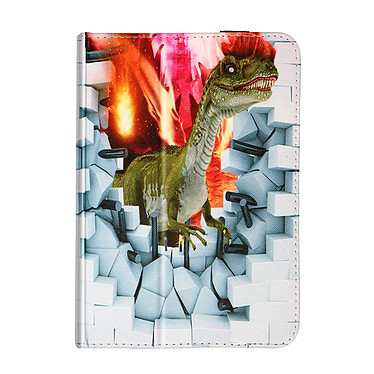 Avizar Étui Tablette 10 pouces Fonction Support Fermeture Élastique Motif dinosaure