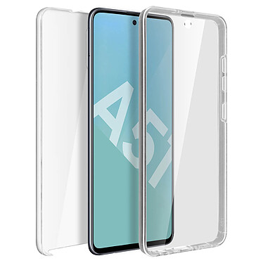 Avizar Coque Samsung Galaxy A51 Arrière Rigide Intégrale Avant Souple Transparent