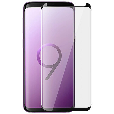 Avizar Film Galaxy S9 Plus Verre Trempé Protège Ecran Anticasse Antirayures - Bord noir