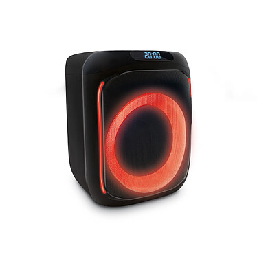 Mooov 477370 - Enceinte Party Cube sans fil avec effets lumineux - Noire et bleue pas cher