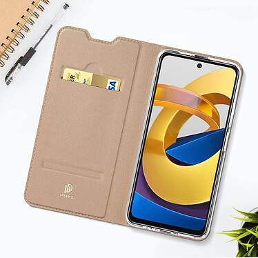 Avis Dux Ducis Housse pour Xiaomi Poco M4 Pro 5G / Redmi Note 11S 5G avec Clapet Porte-carte Fonction Support  Rose gold