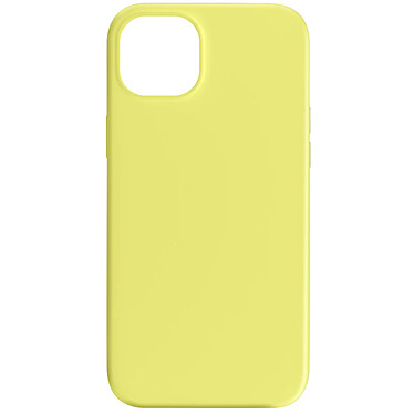 Avizar Coque pour iPhone 15 Plus Silicone Semi-rigide Finition Douce au Toucher Fine  Jaune