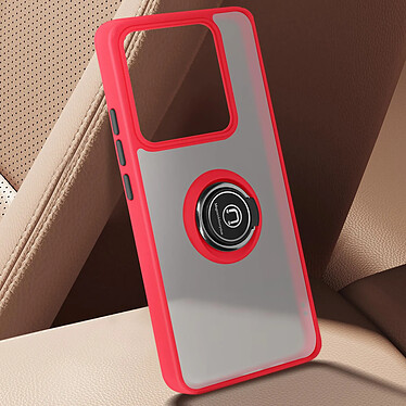 Avis Avizar Coque pour Xiaomi 14T Pro Bague Métallique Support Vidéo Rouge