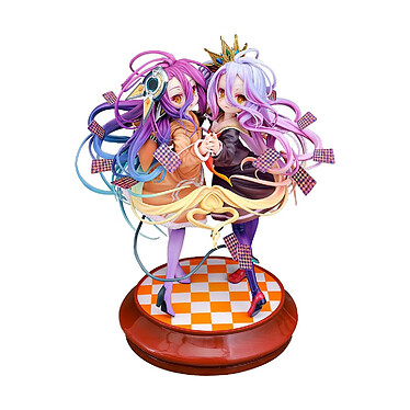 No Game No Life - Statuette 1/7 Shiro & Schwi 22 cm