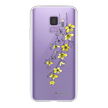 LaCoqueFrançaise Coque Samsung Galaxy S9 360 intégrale transparente Motif Fleurs Cerisiers Tendance