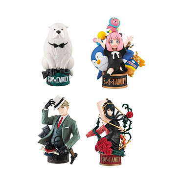 Spy x Family - Pack de 4 trading figures Pettitrama EX Series Spy x Family 9 cm