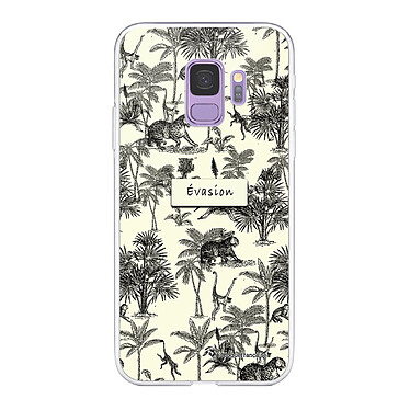 LaCoqueFrançaise Coque Samsung Galaxy S9 360 intégrale transparente Motif Botanic Evasion Tendance