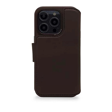 Decoded Folio Détachable Compatible avec le MagSafe en cuir pour iPhone 14 Pro Marron