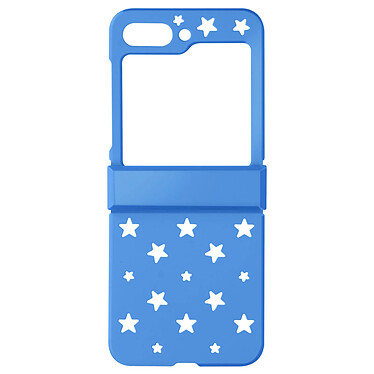 Avizar Coque pour Samsung Galaxy Z Flip 5 Rigide Motif Étoile  Bleu