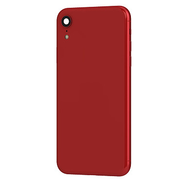 Avis Clappio Châssis Complet pour iPhone XR Cadre central et Vitre arrière Rouge