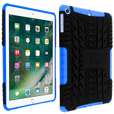 Avizar Coque iPad 5 / 6 / Air / 2018 Coque Antichocs renforcé + Support intégré Bleu