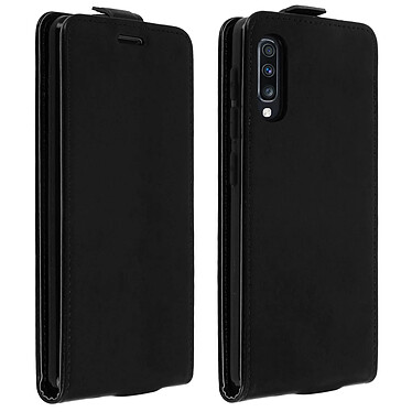 Avizar Étui Samsung Galaxy A70 Housse Clapet Vertical Protection Porte-carte Noir