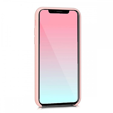 Avis Evetane Coque iPhone Xr Silicone Liquide Douce rose pâle transparente Motif