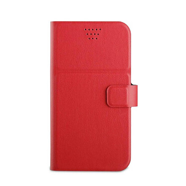 Muvit Étui de Protection pour Smartphone 5.1" Folio Universel Rouge