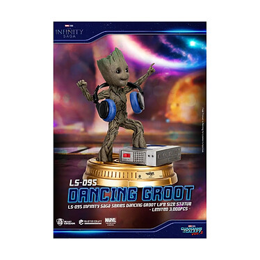 Les Gardiens de la Galaxie 2 - Statuette 1/1 Dancing Groot EU Exclusive 32 cm pas cher