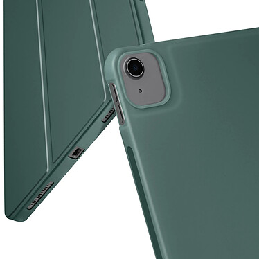 Avizar Étui pour iPad Air 13 2024 Clapet Pliable Support Multipostions Vert Foncé pas cher