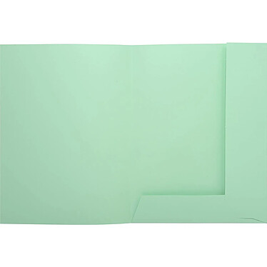 Acheter EXACOMPTA Paquet de 50 chemises imprimées 2 rabats SUPER 210 - 24x32cm Vert clair x 5