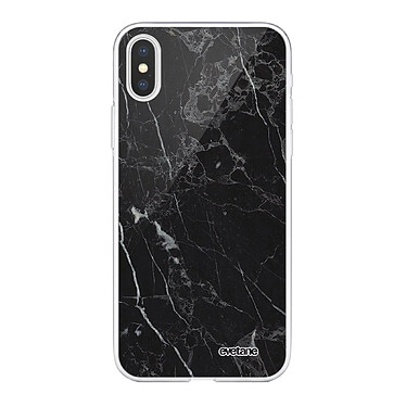 Evetane Coque iPhone X/Xs 360 intégrale Marbre noir Tendance