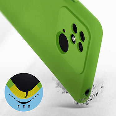 Avis Avizar Coque pour Xiaomi Redmi 10C Silicone Semi-rigide Finition Soft-touch Fine  vert