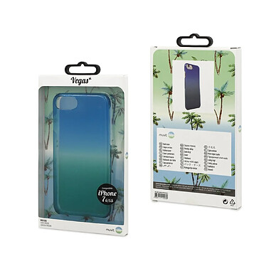 Acheter Muvit Coque pour iPhone 8 / SE / 7 / 6S / 6 Vegas Rigide Bleu