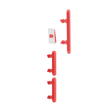 Avis Clappio Bouton Power, Volume et Silencieux pour iPhone 12 et 12 Pro Rouge