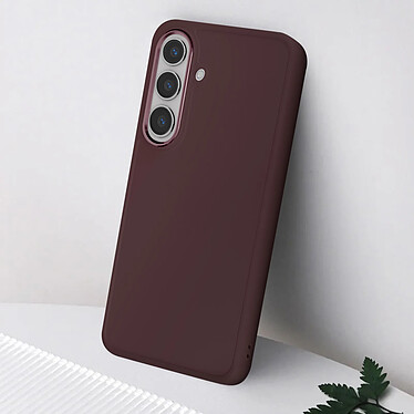 Acheter Avizar Coque pour Samsung Galaxy S24 Rigide Contour Caméra Métallisé Bordeaux