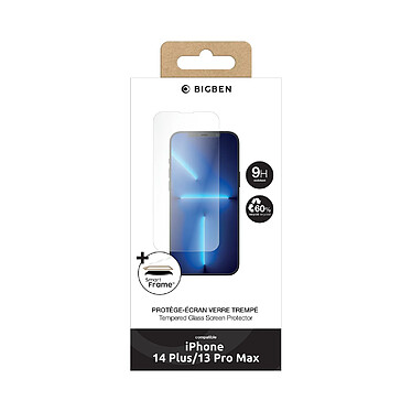 BigBen Connected Protection d'Écran iPhone 13 Pro Max/14 Plus en Verre Trempé Transparent pas cher