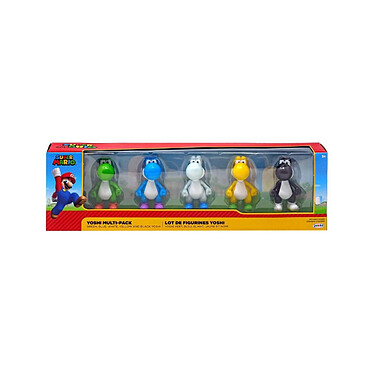 Acheter World of Nintendo - Pack 5 figurines Yoshi 6 cm