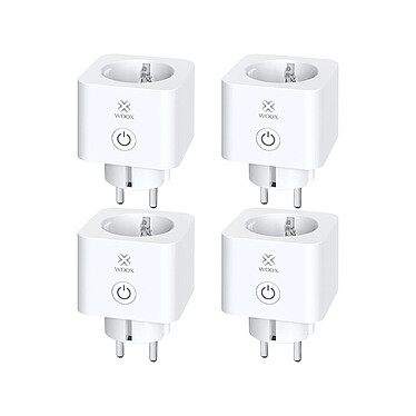 Woox - Prise intelligente UE Schuko avec surveillance de l'énergie R6113-4pack