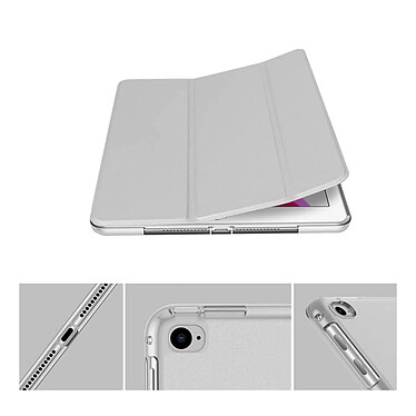 Avis Evetane Étui Smart Cover iPad 97' (2017/2018) / iPad Air (2013/2014) / iPad Pro 97' (2016) Argent à Rabat avec Support