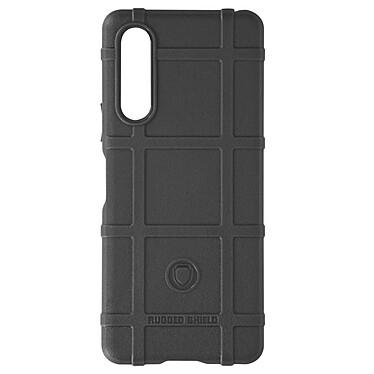 Avizar Coque pour Sony Xperia 10 V et 10 VI Silicone Antichoc Motif en relief  Noir