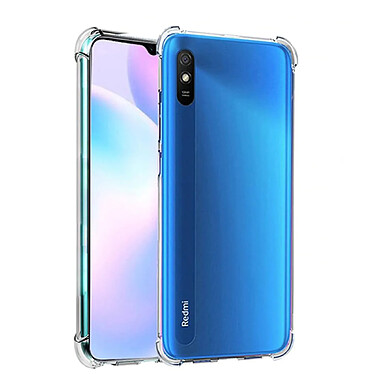 Evetane Coque Xiaomi Redmi 9A Anti-Chocs avec Bords Renforcés en silicone transparente Motif