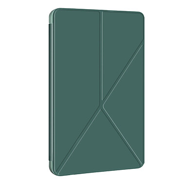 Avizar Étui pour Samsung Galaxy Tab S9 Clapet Origami Support Différents Angles  Vert Foncé