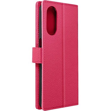 Avizar Etui pour Oppo A78 avec Support Vidéo et Portefeuille  rose