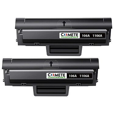 2 Toners compatibles HP 106A 1106A Noir