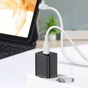 Swissten Câble USB-C vers USB-C 5A Power Delivery 100W Charge Rapide 2.5m  Blanc pas cher