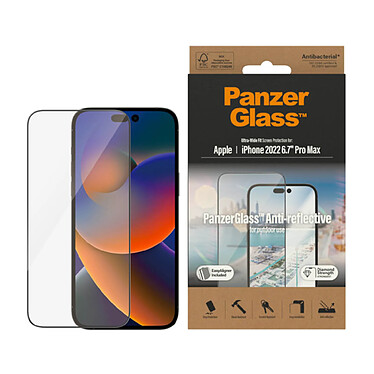 Avis PanzerGlass Verre de protection anti-reflet pour iPhone 14 Pro Max